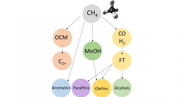 Extending the scope and valorization of CH4